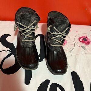 Sperry Duck Boots Top Sider Woman's Sz 8 In Excellent Condition